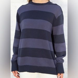 Brandy Melville | BRIANNA COTTON THICK STRIPE SWEATER
